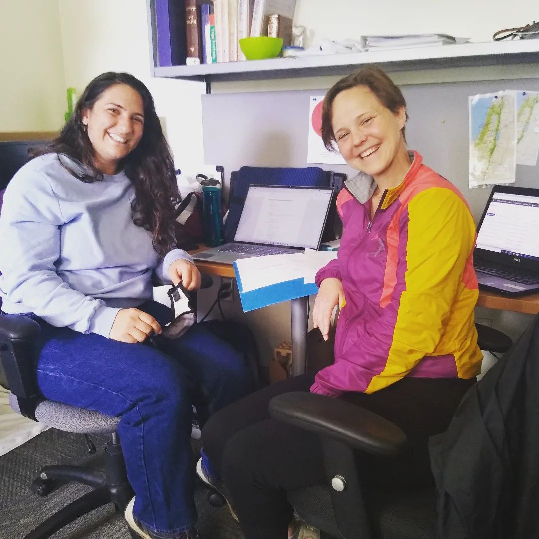 Trainee and Trainer at Adult Learner Training Session for Mrs. Sarah's Super Schoolers LLC.